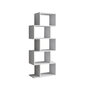 Hanah Home Estantería White 60x150x30cm Moderna Elegante Color Blanco
